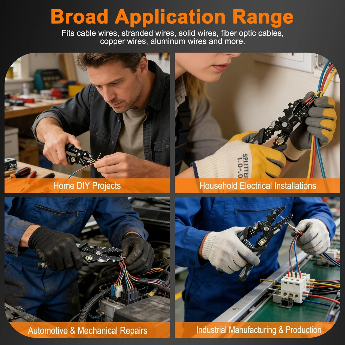 25-in-1 Wire Stripper Tool for Automotive Use