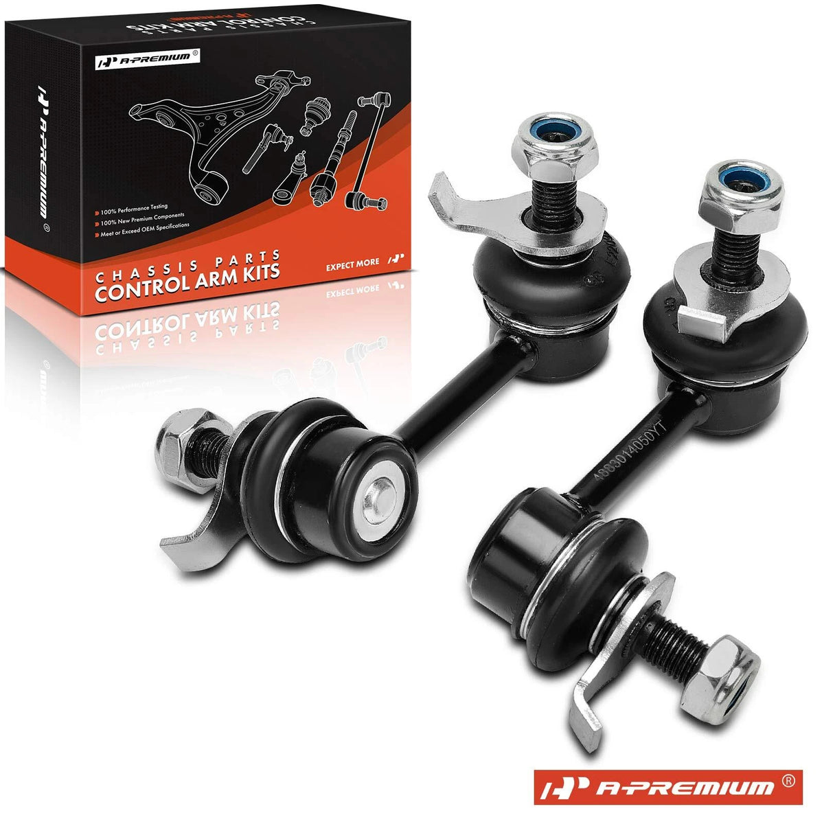 2X Rear Side Stabilizer Bar Link for Toyota Supra (1993–1998) X50SL0609, 1017086, 4884014030, SL74131PR, SL74132PR