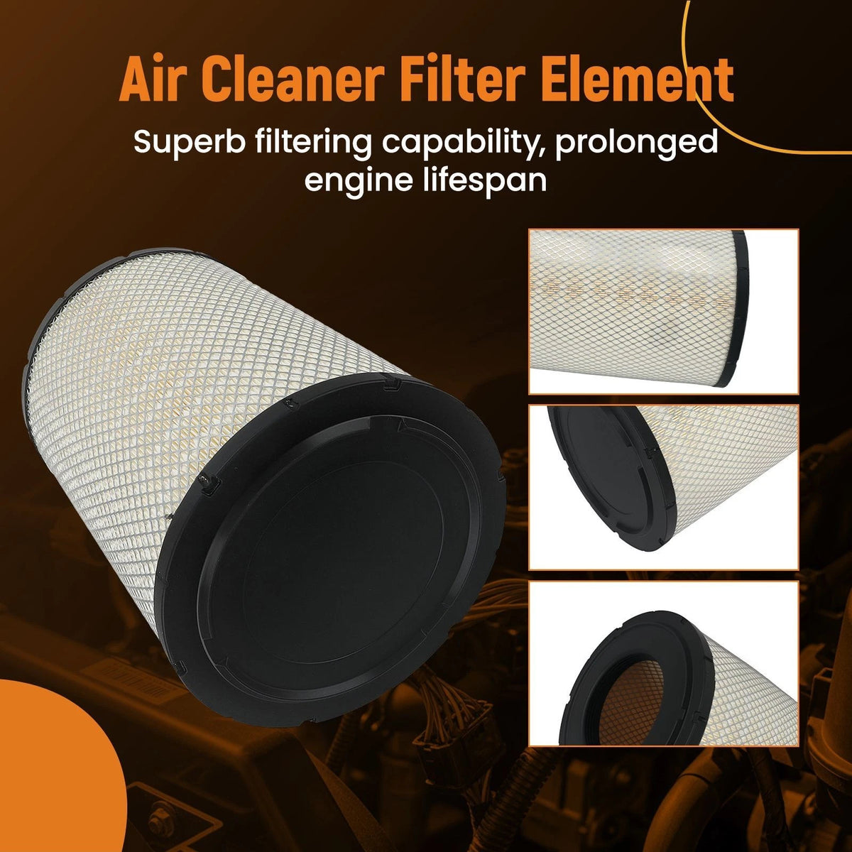 Air Filter for International 4700 (1995–2002) P533930, IZWKVN, LAF3930