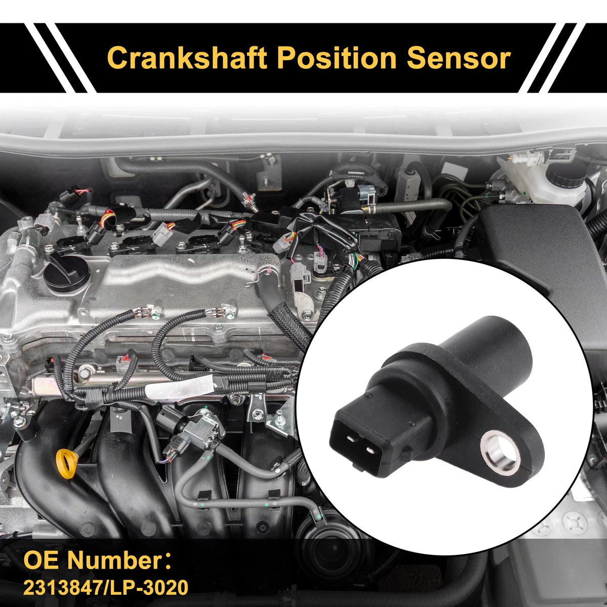 1 Pc Crankshaft Position Sensor No.2313847 for Chevrolet Lanos (2005–2010)