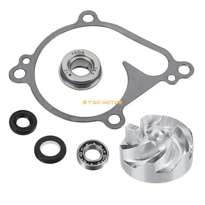 Water Pump Bearing Seal Impeller Gasket Kit for Kawasaki KFX700 (2004–2009, 2011)