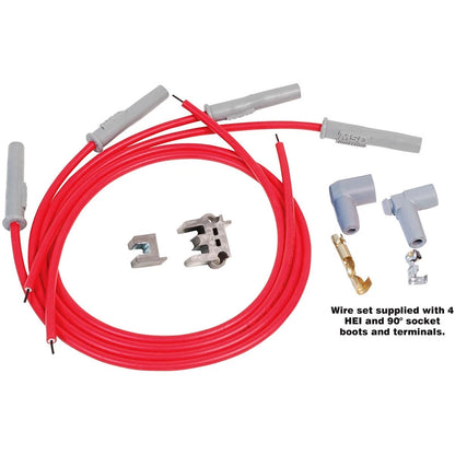 Set of 4 MSD Spark Plug Wires for Chevy Olds J2000 S-10 Blazer (1972–1984)