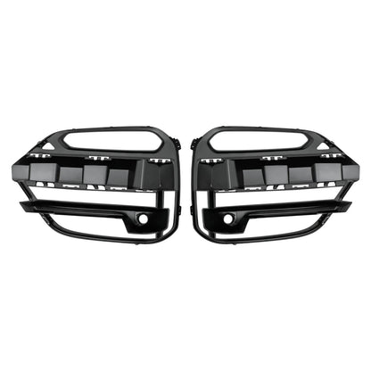 Set of 2 Fog Light Covers for BMW X3 (2018–2021) Black