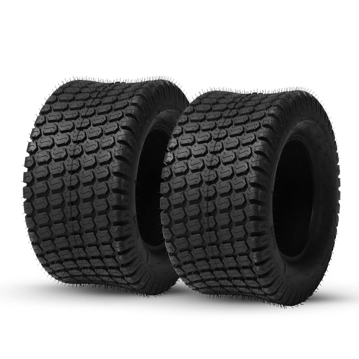 2X 18x8.50-8 Turf Tires for Lawn Mower Tractor (4 Ply Tubeless)