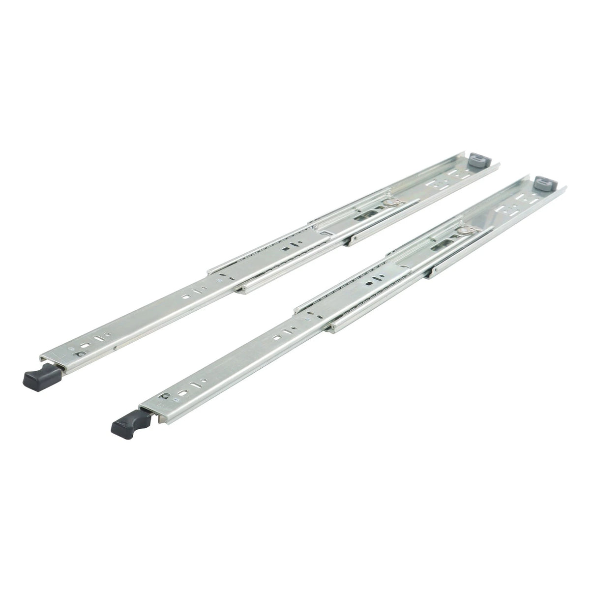 1 Pair Locking Drawer Slides for Full Extension 16 Inch (150 lb Load Capacity)
