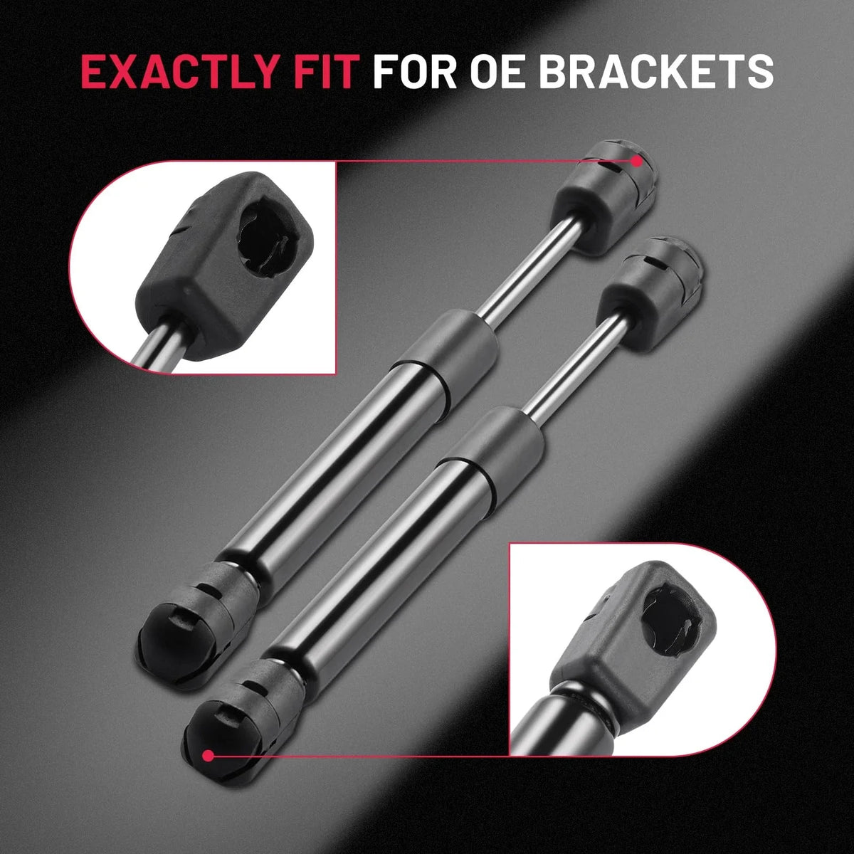 2X Rear Trunk Lift Supports Gas Struts for Porsche Boxster (1997–2000)