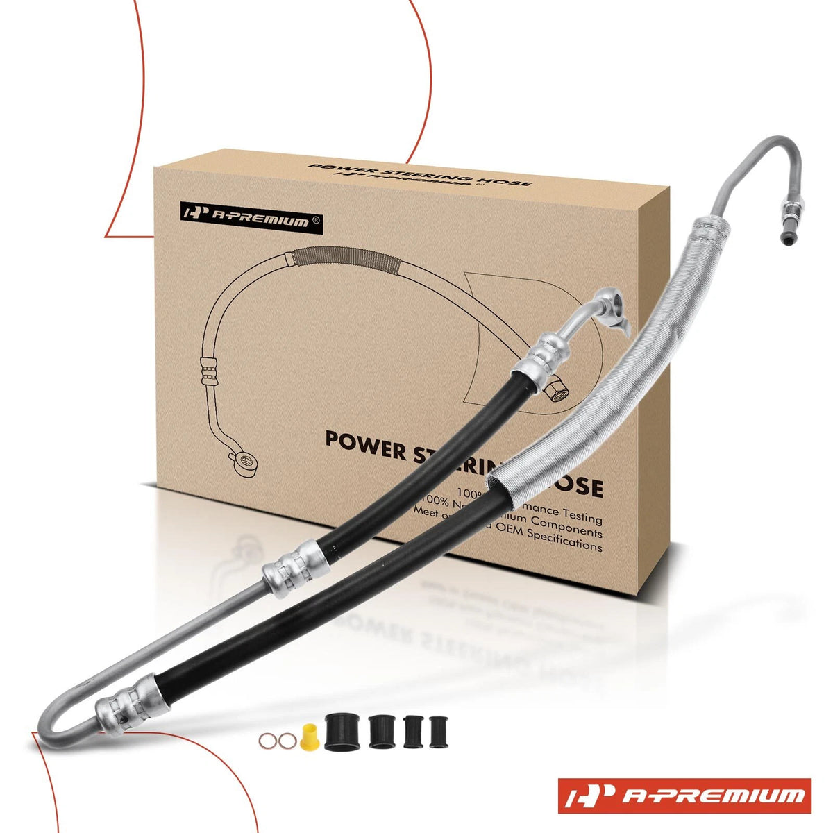 Power Steering Pressure Line Hose Assembly for Toyota Sienna (1998–2003) 44410-08020, 44410-08021, 3402254