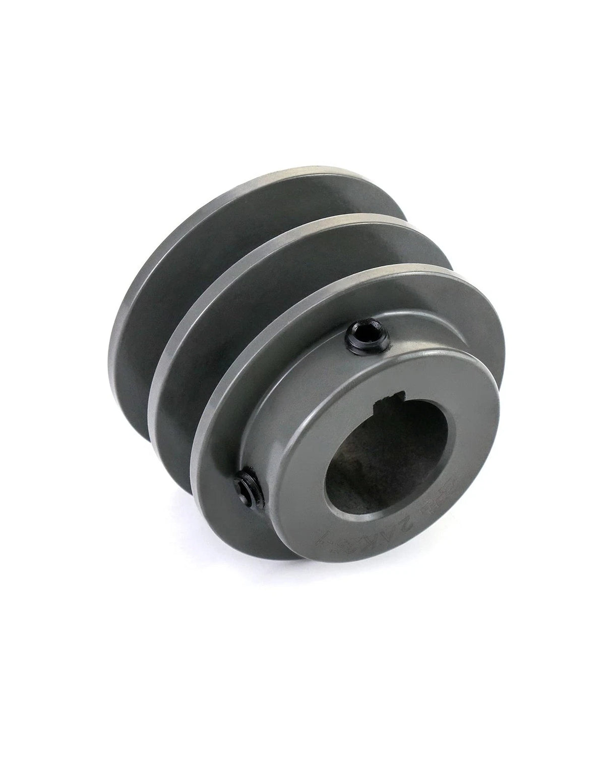 2X Double Groove Pulley/Sheave for QWORK (2.55" OD, 1" Bore)