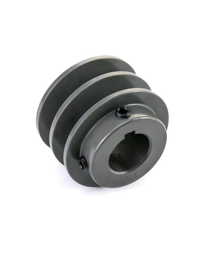 2X Double Groove Pulley/Sheave for QWORK (2.55" OD, 1" Bore)