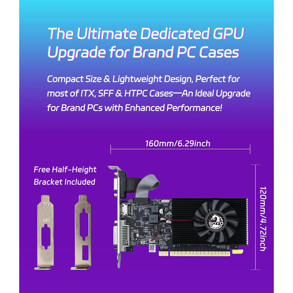 GeForce GT 740 4GB Low Profile Graphics Card for PC (2013–2015)