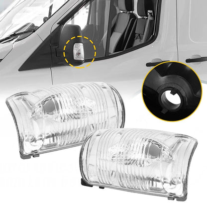 Turn Signal Mirror Light Cover for Ford Transit 150 250 350 (2015–2021)