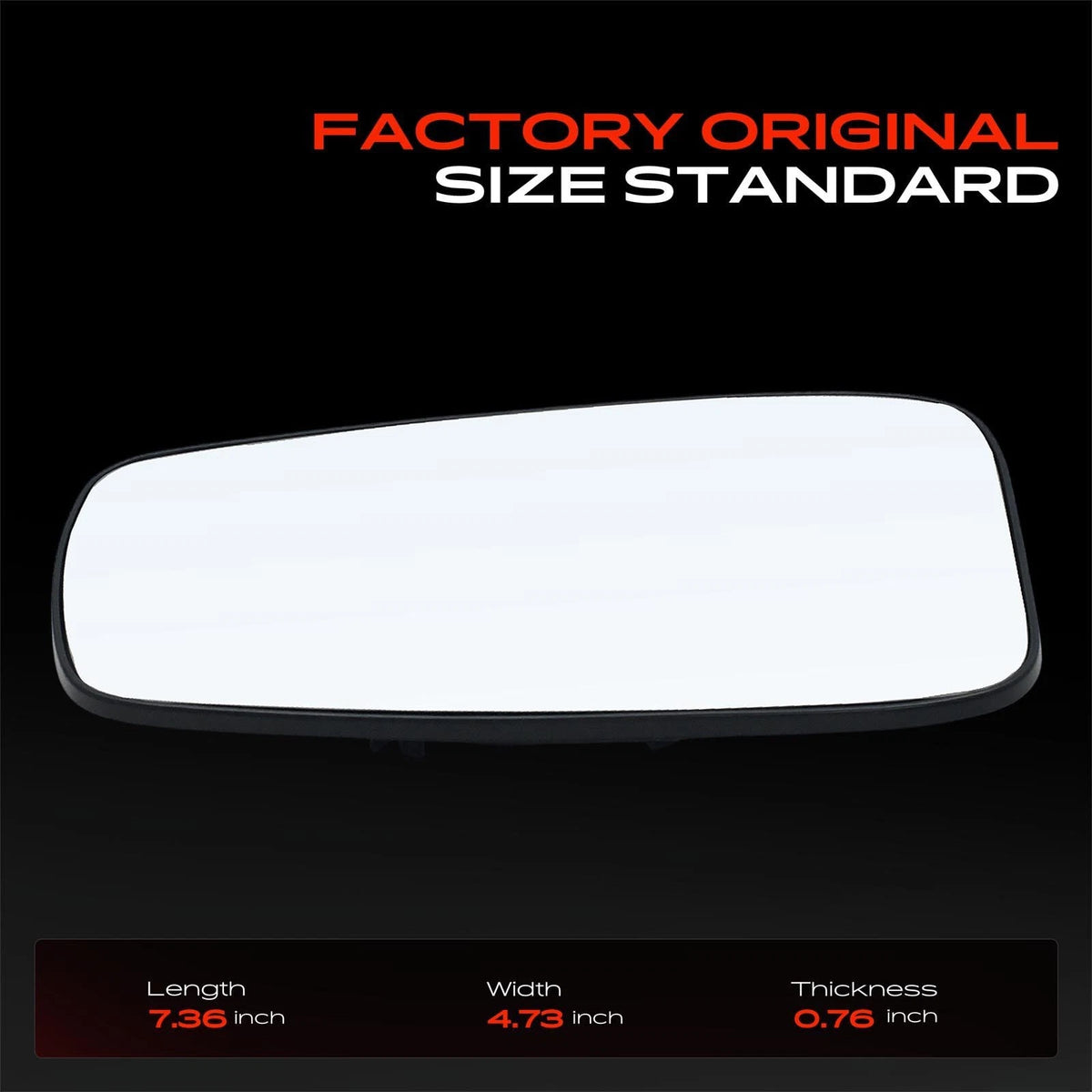 Driver Power Mirror Glass for Hyundai Sonata (2011–2014) - Heated, 876113Q010, HY1324108