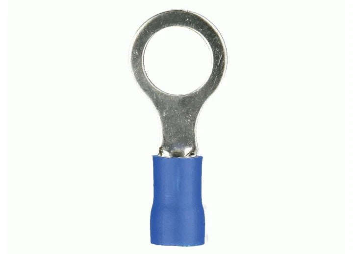 Package of 100 Blue Vinyl Ring Crimp Terminals 16-14 Gauge BVRT38