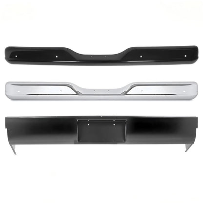 Chrome Black Rear Bumper Roll Pan for GMC C10/C20/C30 (1954–1987) CON-A000000637