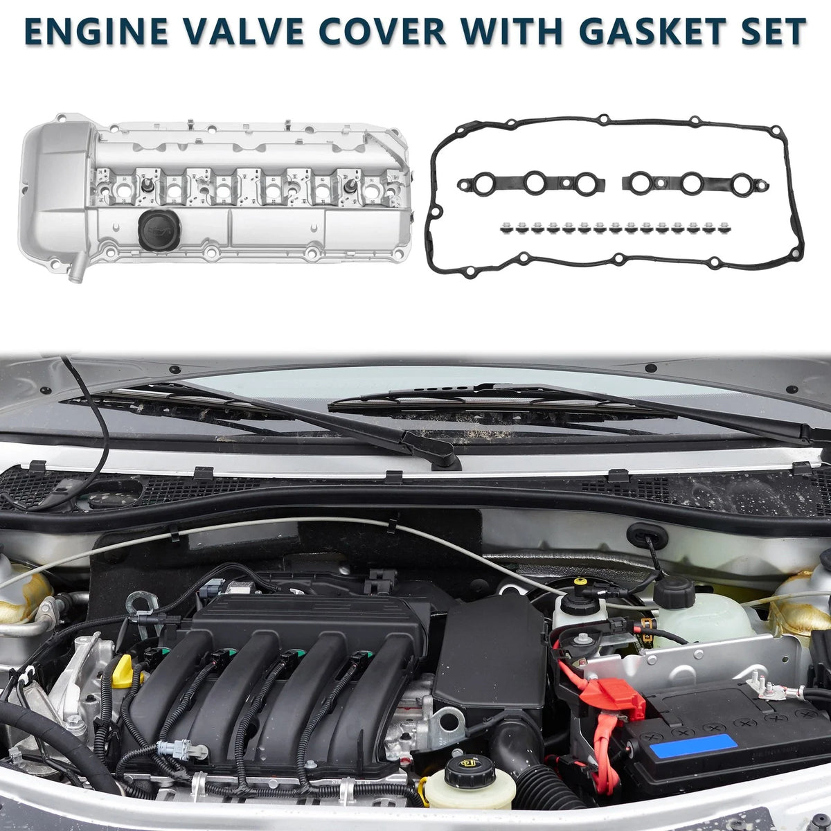 Engine Valve Cover with Gasket No. 11121432928 for BMW 325i (2001–2002)