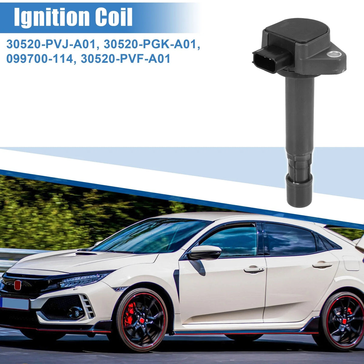 Ignition Coil Set of 2 for Honda Pilot 3.5L (2003–2008) 30520-PVJ-A01 30520-PGK-A01