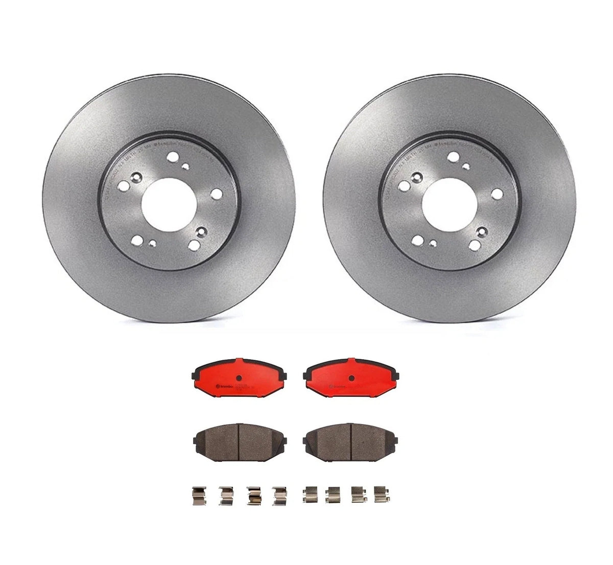 Brembo Front Brake Kit Set of 4 Ceramic Pads Disc Rotors for MDX Odyssey