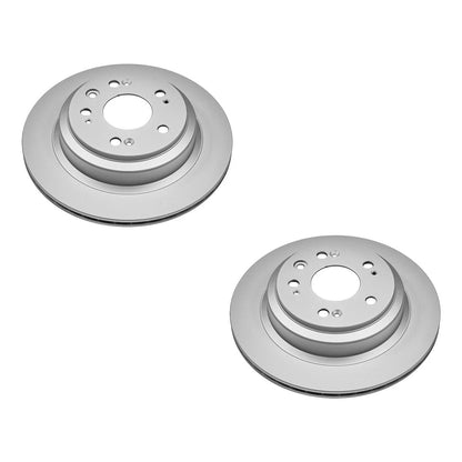 Set of 2 Powerstop Brake Discs Rear for Acura RL (2005–2012) SET-P15JBR1142EVC-2