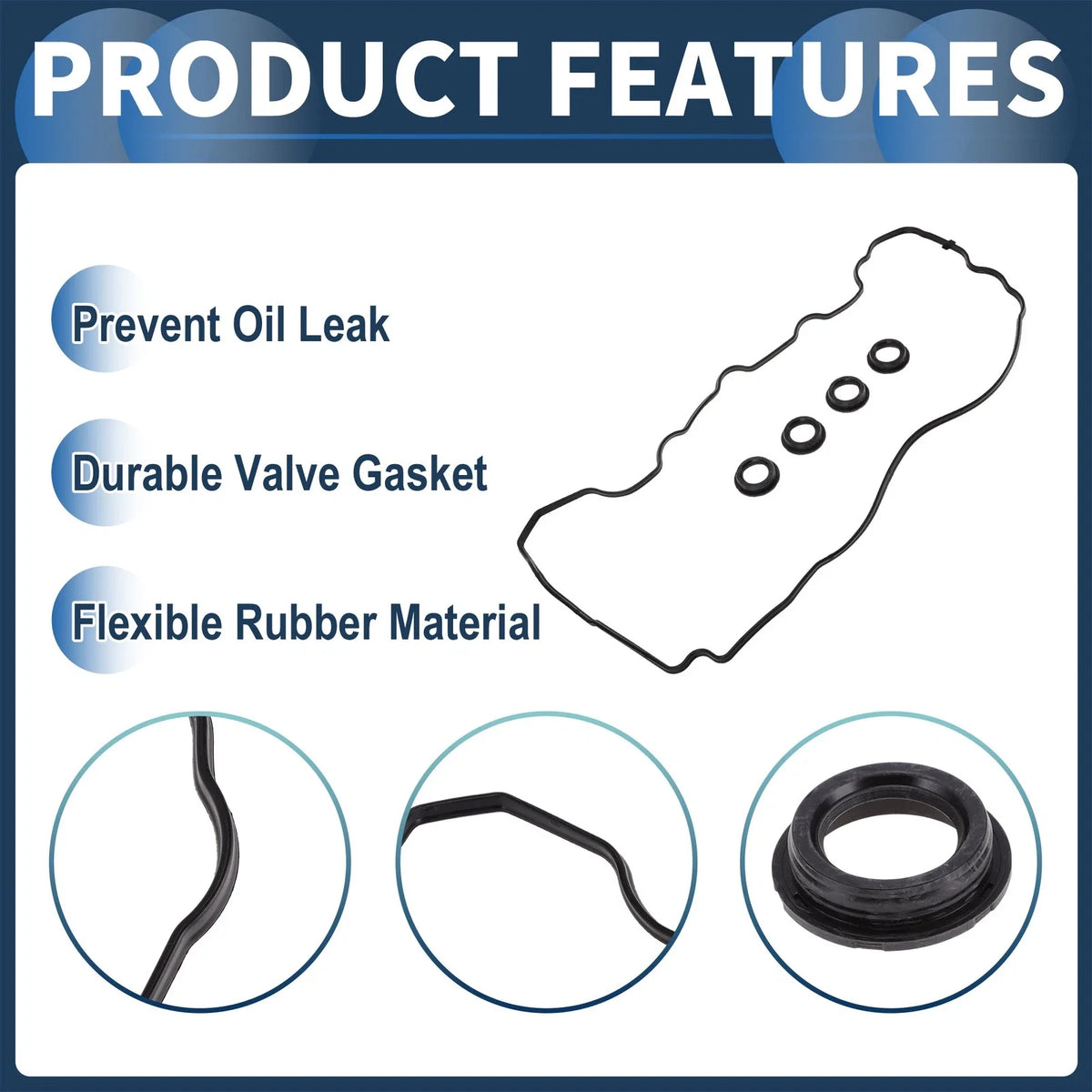 Valve Cover Gasket Set for Lexus ES (2015–2018) 112130V020