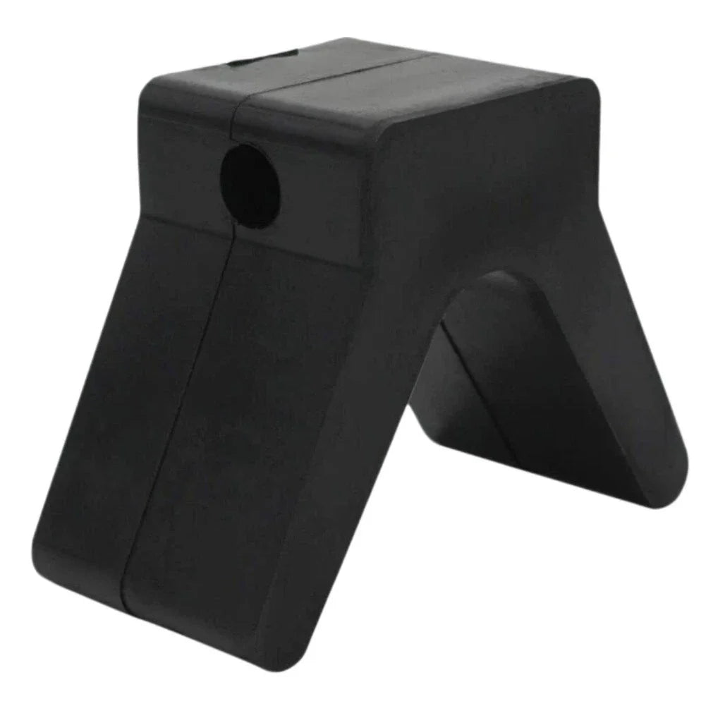 Non-Marking V-Style Rubber Bow Stop for Boat Trailers (Universal Fit)