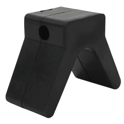 Non-Marking V-Style Rubber Bow Stop for Boat Trailers (Universal Fit)