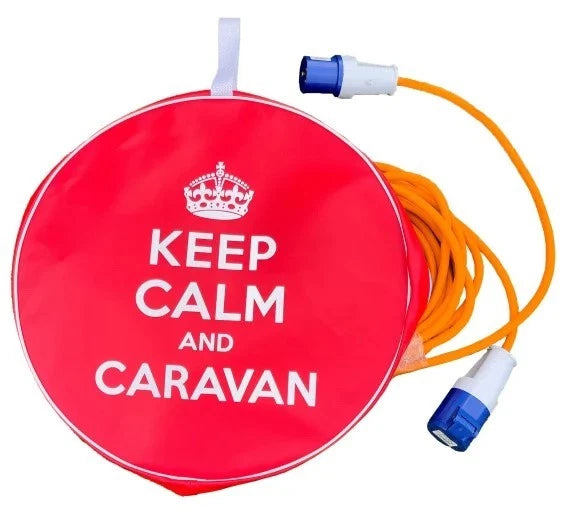 Faux Leather Cable Storage Bag for Caravan (QQ016177A)