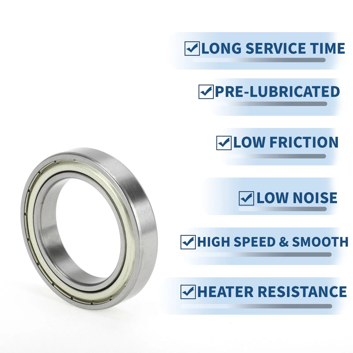 Deep Groove Ball Bearing P6 for Scooter Skateboard Wheel (45x68x12mm)