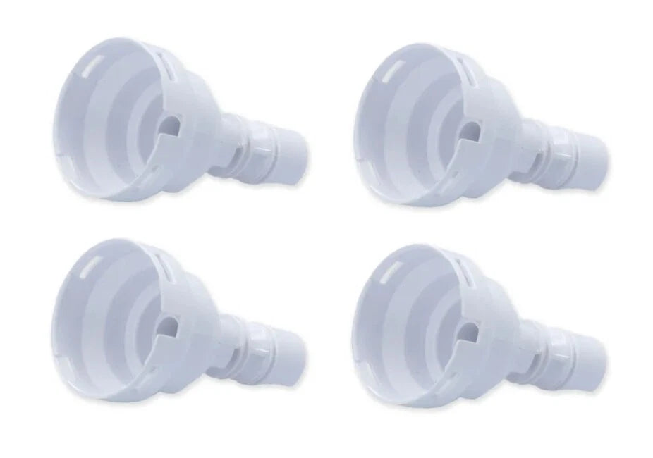 Pack of 4 Waterway Poly Storm 5/16" Jet Diffuser for Spa Pool Bath Tub
