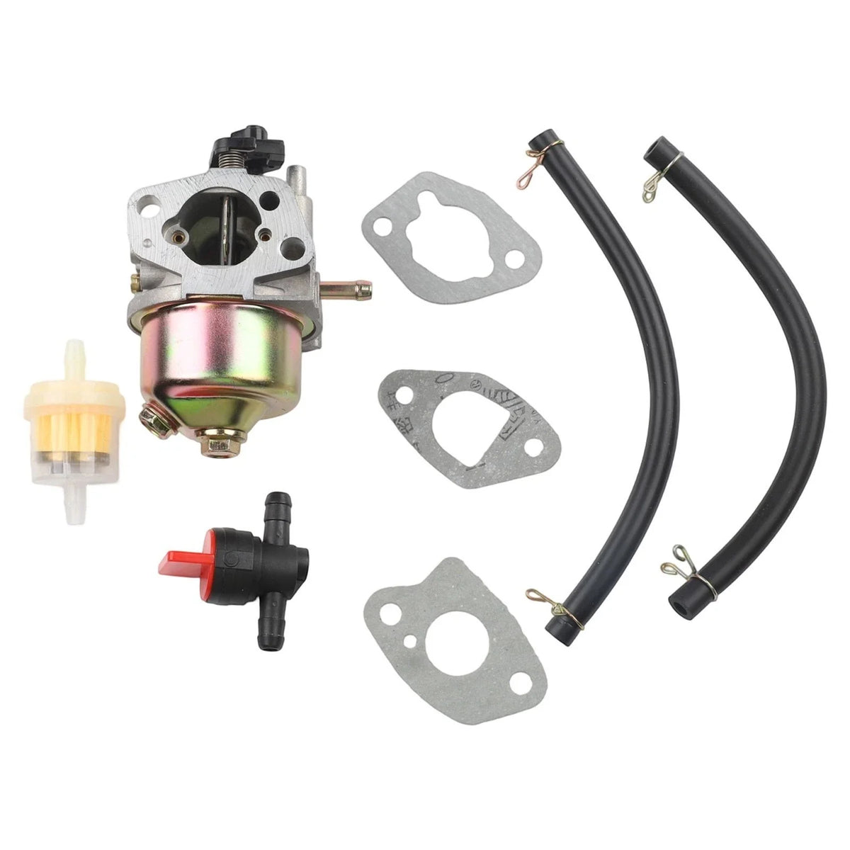 Carburetor Kit with Fuel Filter and Lines for Gardenline GTX 196E