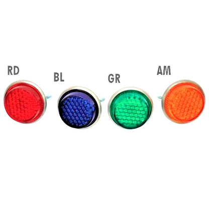 24 Assorted Mini Reflectors for Motorcycle Bike Trailer Boat