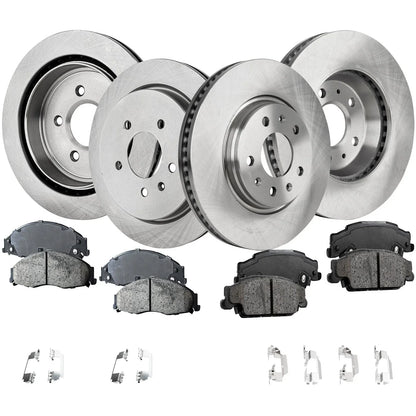 Set of 4 Brake Discs and Pads for Cadillac CTS (2003–2005)