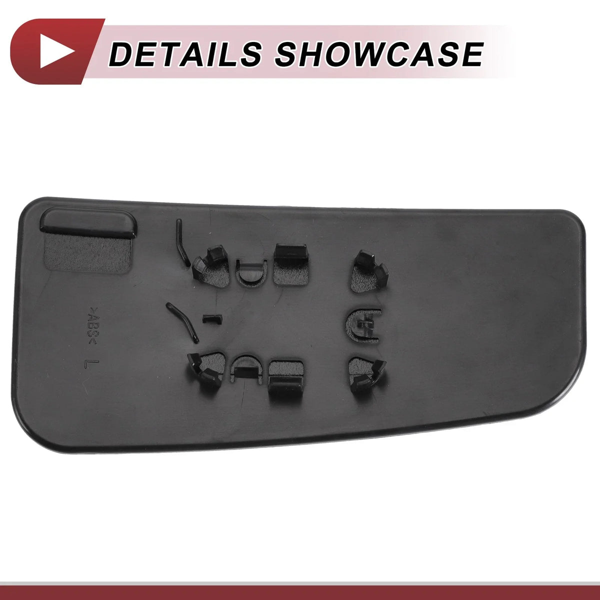Left Driver Side Mirror Glass Replacement for Ford F150 (Non-Heated)