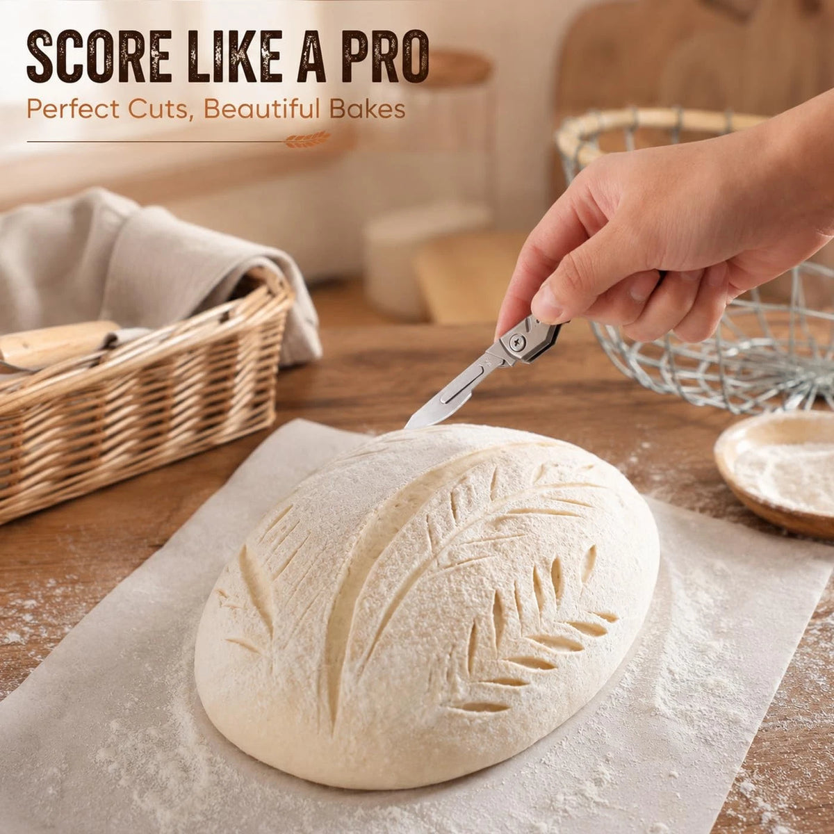 2.5" Stainless Steel Bread Lame for Sourdough Scoring