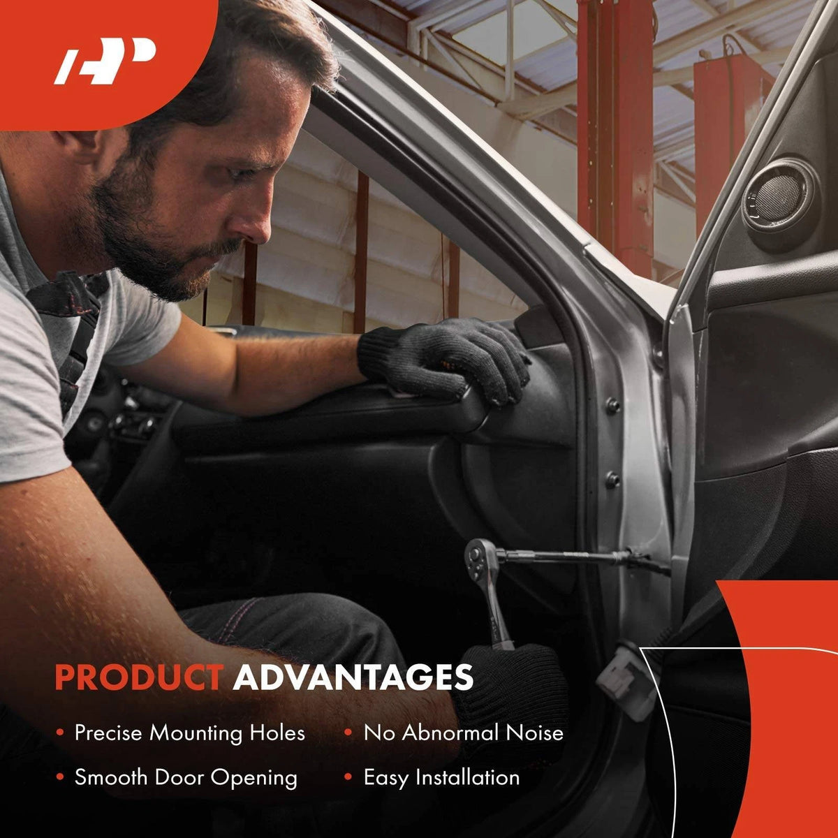 Rear Side Door Check for Mazda 6 (2006–2007) GJ6A72270H, 6 Door Check