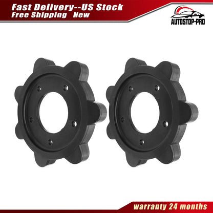 2Pcs Track Drive Sprockets for Vintage Arctic Cat Snowmobile (0102-011, 0102-015, 0102-077)