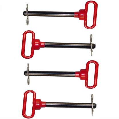 Set of 4 Hitch Pins for Case, John Deere, Massey (4-1/4" Long x 7/8" Dia)
