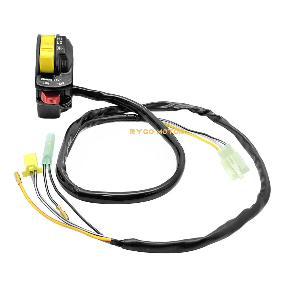 Handlebar Stop Kill Switch Headlight for Suzuki Quadsport 250 LT250S (1989–1990)