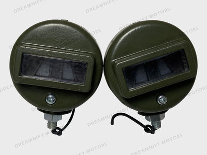 Pair of Blackout Cat Eye Marker Lights for Ford Willys Jeep