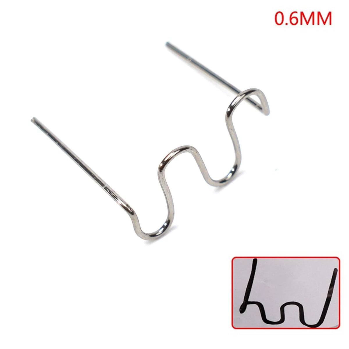Hot Stapler Staples for Car Bumper Repair Kit (Pre-Cut)