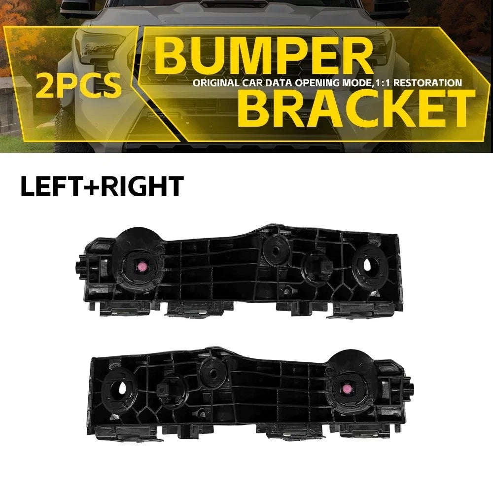 Pair Front Bumper Side Support Bracket Retainer for Toyota Tacoma (2024-2025)