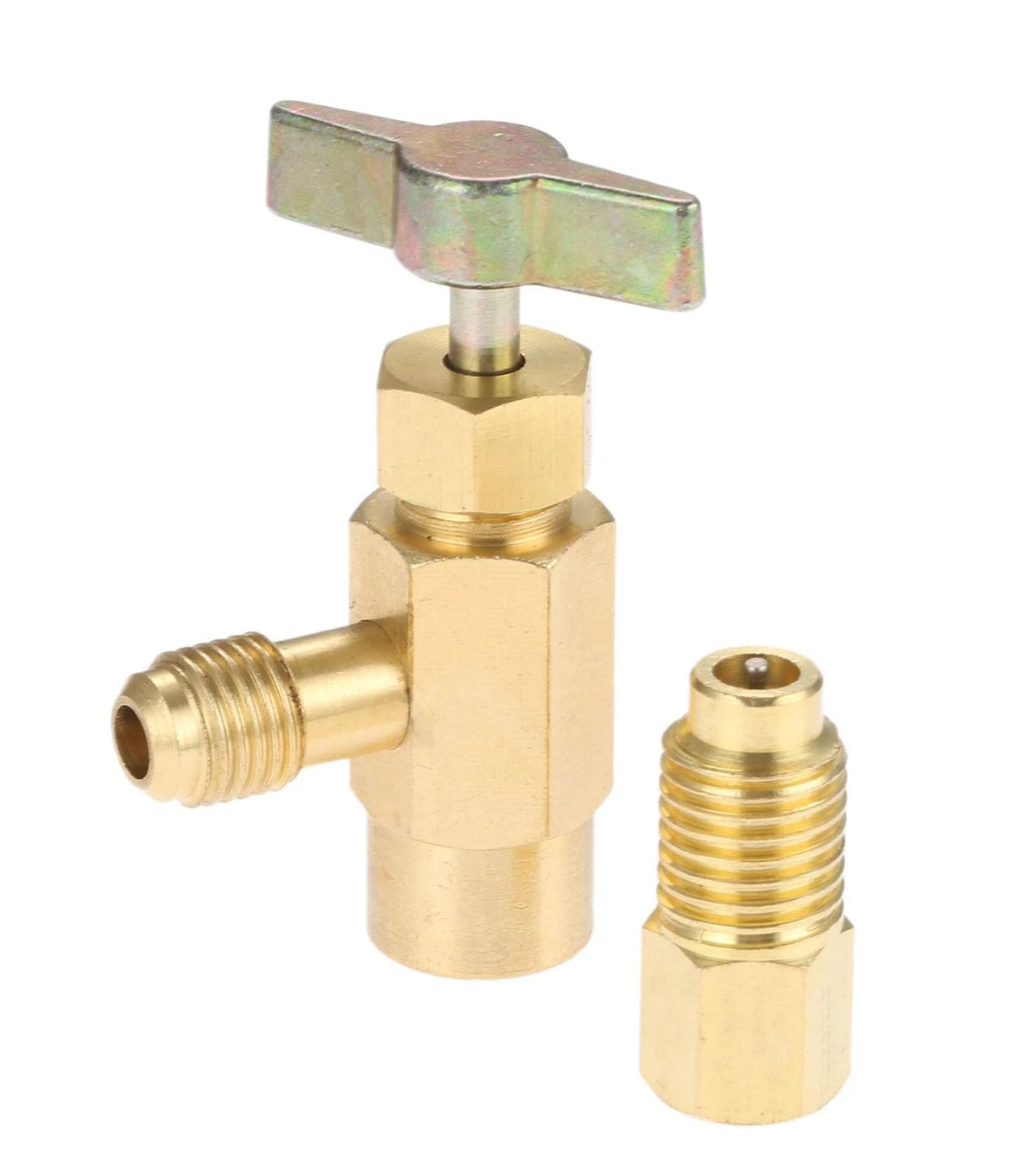 R1234YF Self-Sealing Can Tap with R134A Tank Adapter for Automotive