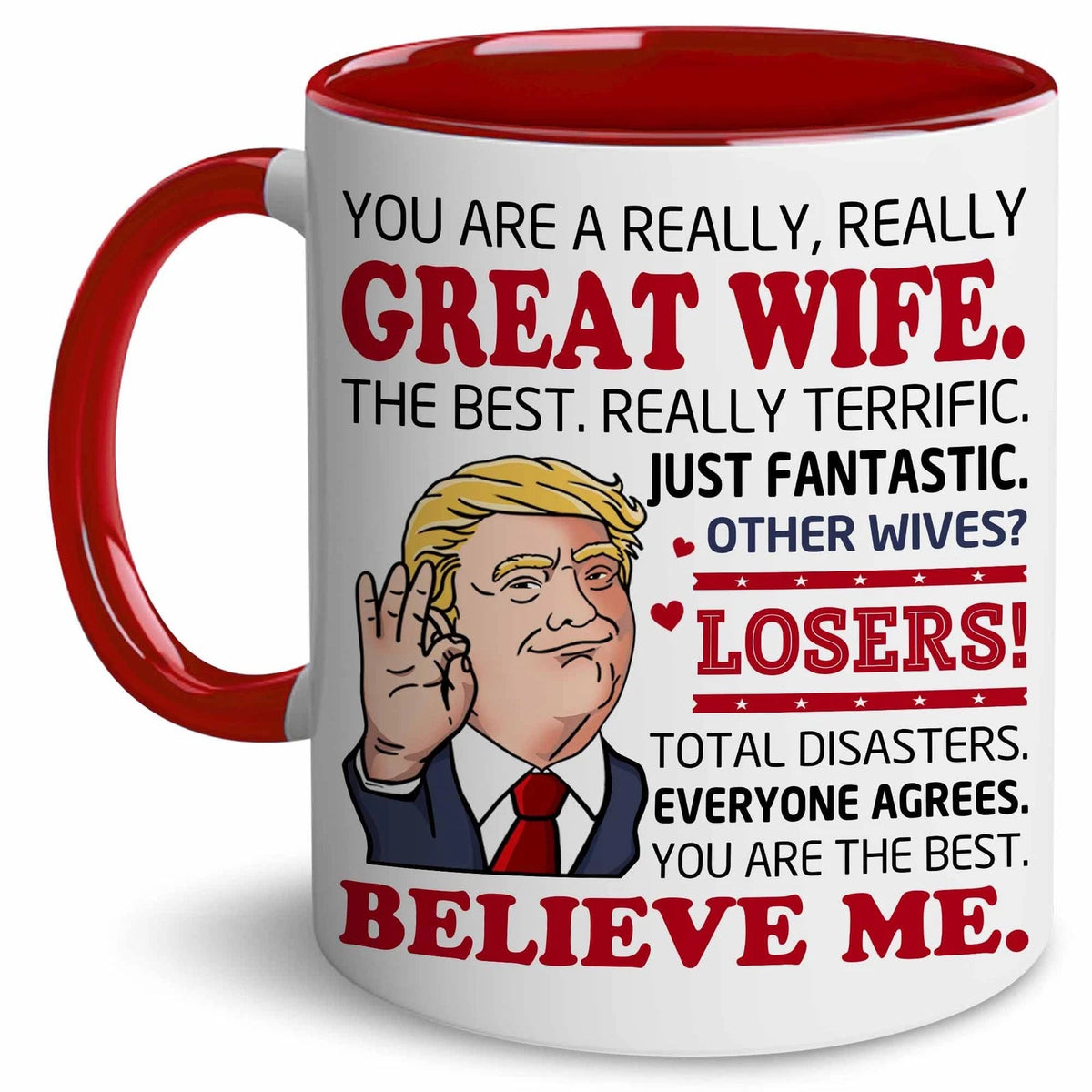 Set of 2 Best Ever Wife Mugs for Mother's Day Gift