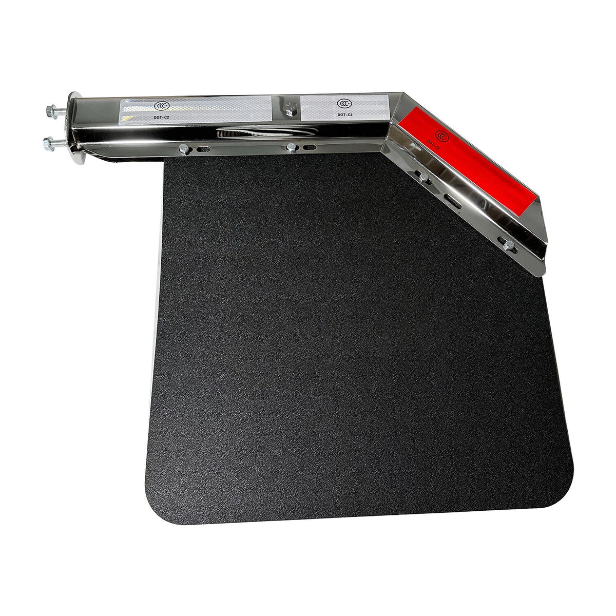 2X Stainless Steel Spring Loaded Mudflap Hanger Kit for Semi Truck