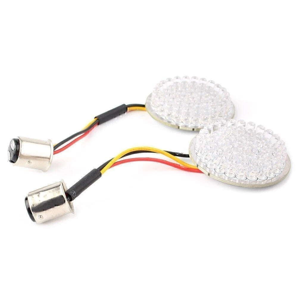2X LED Turn Signal Light Indicator Bulbs for Harley Honda 