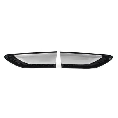2X Fender Vent Grille Louver for Land Rover Discovery Sport (2015–2021) Silver