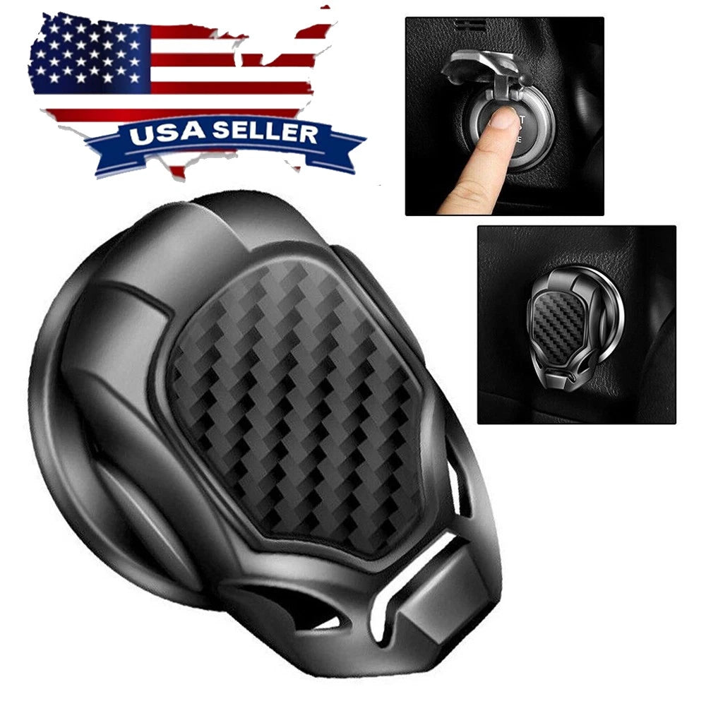 Push Button Start Stop Switch Trim Cover for Universal Car