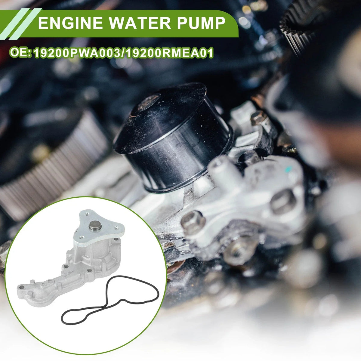 Engine Water Pump for Honda Fit (2007–2008) No. 19200PWA003
