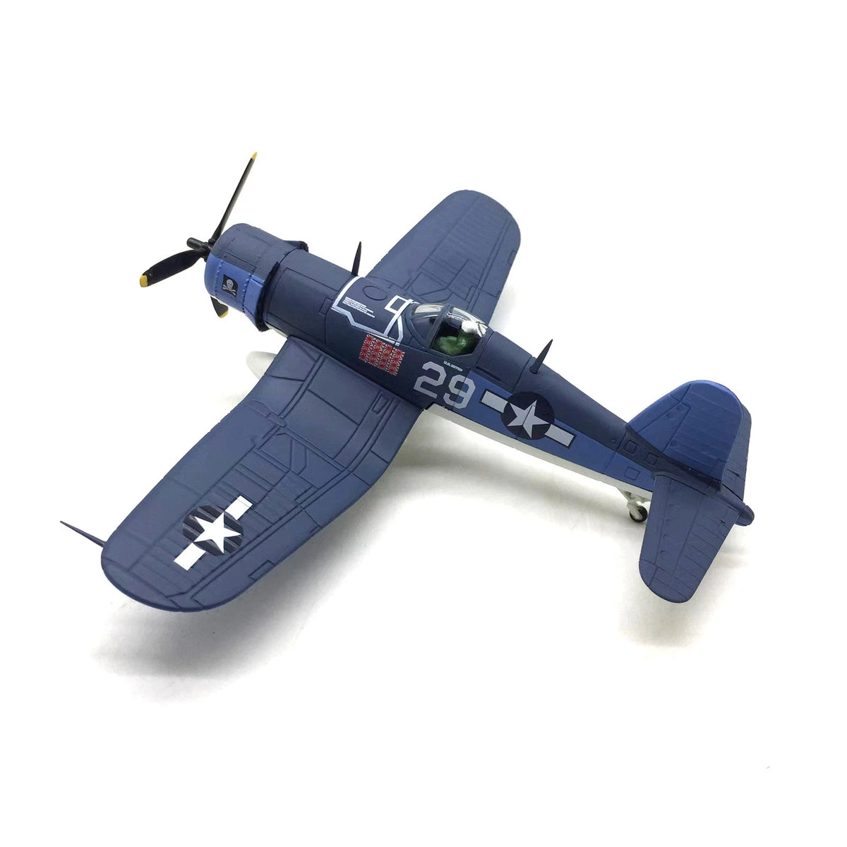 1:72 F4U-1 Pirate Military Fighter Aircraft Model Collection Display