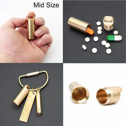 Bottle Holder Keychain for Mini Pill Box Case