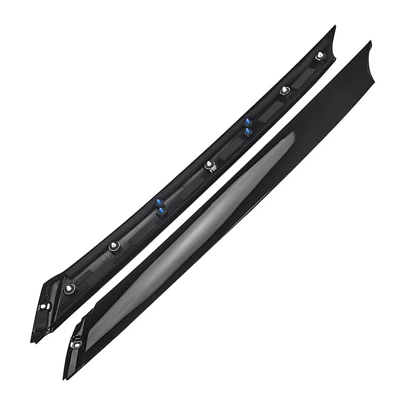 2X Front Windshield Pillar Moulding Trim Cover for Hyundai Veloster (2012–2018) - 86170-2V000, 86180-2V000